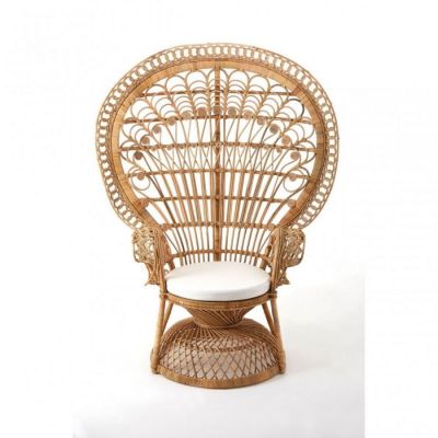 Fotel Peacock Paw Boho naturalny - Atmosphera