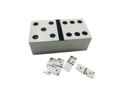 Gra Domino black & white - Item International