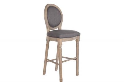 Hoker krzesło barowe Louis Blanche dark grey  - Item International