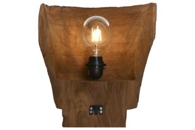Kinkiet drewniany z drewna teak - Item International