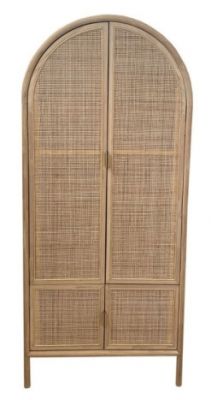 Komoda Boho Luxury szafa z rattanu i drewna - Item International