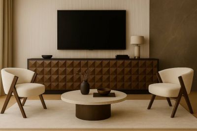 Komoda Chocolate RTV pod TV brązowa - Item International