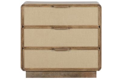 Komoda drewniana Bahia jute 3 szuflady - Item International