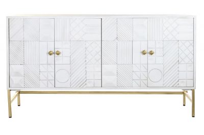 Komoda drewniana Diamond biała - Item International