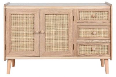 Komoda drewniana Rattan collection 90 cm - Item International