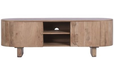 Komoda drewniana RTV Acacia round 150 cm