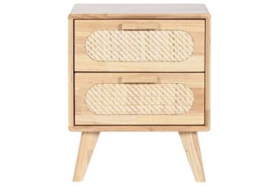 Komoda drewniana Rubberwood szafka nocna - Item International