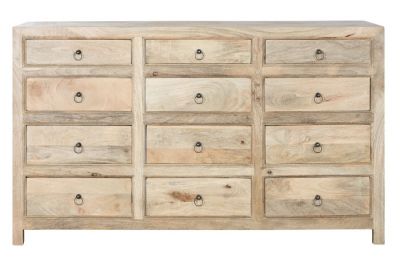 Komoda drewniana Slowood mango z szufladami