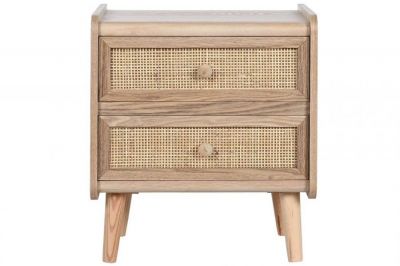 Komoda drewniana szafka nocna Rattan collection - Item International