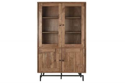 Komoda drewniana witryna Geometric - Item International