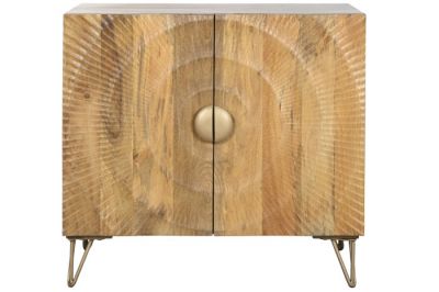 Komoda Golden Sunset drewniana mango brązowa 80 cm - Item International