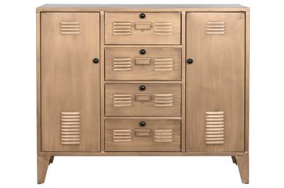 Komoda industrialna złota 100 cm - Item International