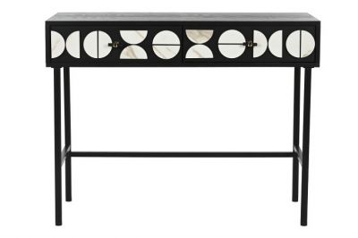 Komoda konsola Modern marmur czarna - Item International