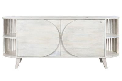 Komoda Lunaro drewno mango white