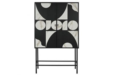 Komoda Modern marmur czarna high - Item International
