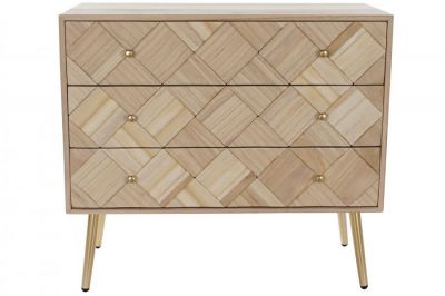 Komoda Parquet drewniana 3 szuflady - Item International