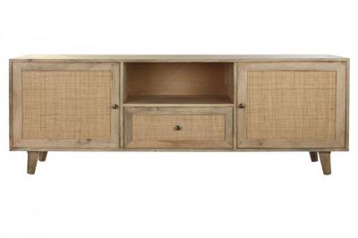 Komoda rattanowa drewno mango szafka RTV pod TV - Item International