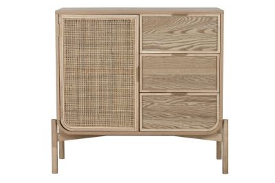 Komoda rattanowa round z 3 szufladami - Item International