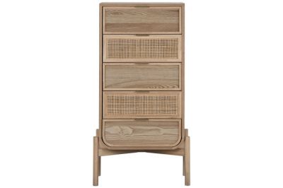 Komoda rattanowa round z szufladami - Item International