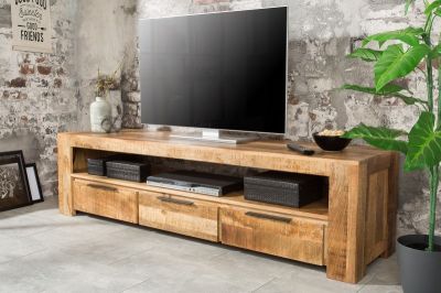  Komoda RTV pod TV Iron Craft 170 cm drewniana mango - Invicta Interior