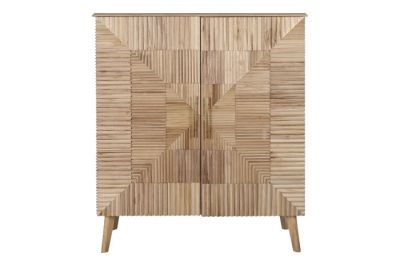 Komoda ryflowana Nami z drewna 100 cm - Item International