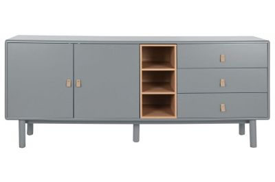 Komoda Simply skandynawska szara 180 cm - Item International
