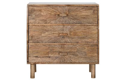 Komoda Solaris 3D drewno mango 85 cm