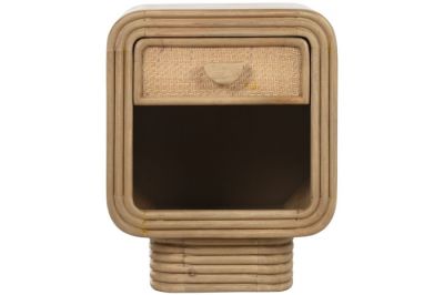 Komoda Space szafka nocna rattan drewniana - Item International