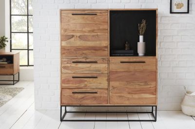 Komoda Straight 120cm drewniana - Invicta Interior