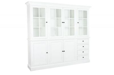 Komoda witryna Country style biała - Item International