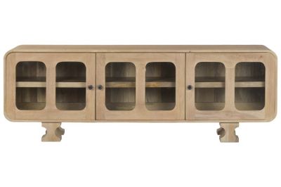 Komoda witryna Valencia RTV z drewna mango 175 cm - Item International