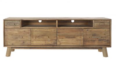 Komoda Wood Craft drewno sosnowe RTV pod TV 180 cm - Item International