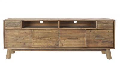 Komoda Wood Craft drewno sosnowe RTV pod TV 180 cm