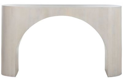 Konsola drewniana Arco Japandi mango