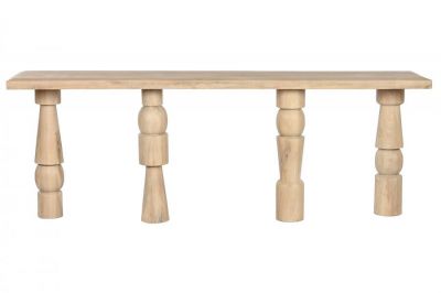 Konsola drewniana Work of Art Japandi 216 cm - Item International