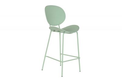 Krzesło barowe hoker retro Round zielony - Item International