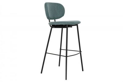 Krzesło barowe hoker retro style zielone - Item International