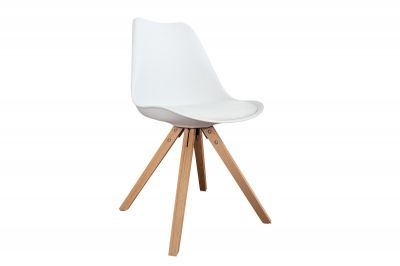 Krzesło Modern Art Wood białe  