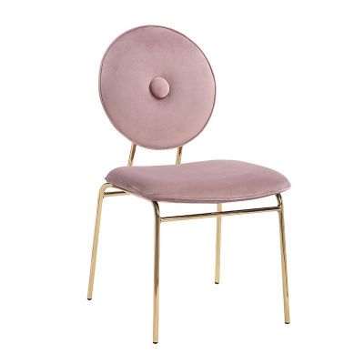 Krzesło Royal Chair aksamitne różowe