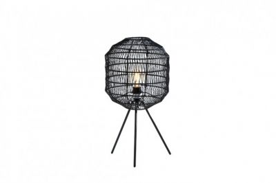 Lampa Cage czarna stołowa  - Invicta Interior