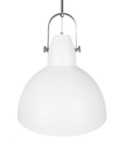 Lampa Fabric Light industrialna biała - Invicta Interior