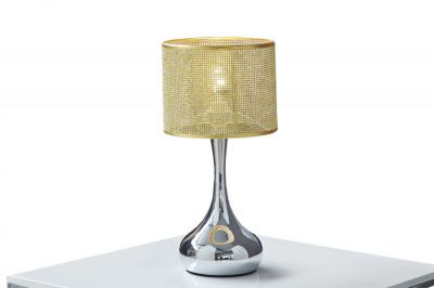 Lampa Glamour Drop złota stołowa  - Invicta Interior