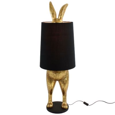 Lampa Hiding Bunny czarna 115 cm
