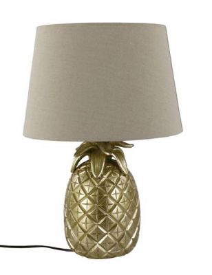 Lampa Pineapple złota 