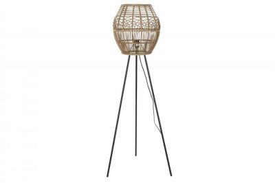 Lampa podłogowa Boho rattanowa 128 cm