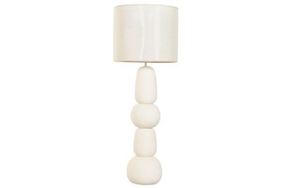 Lampa podłogowa Soft Stones biała - Item International