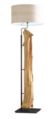 Lampa podłogowa Woodland drewniana 180 cm - Item International