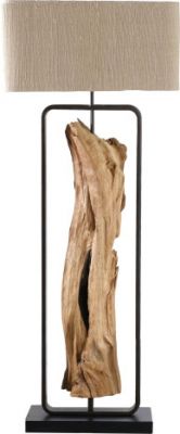Lampa podłogowa Woodland drewniana 192 cm - Item International
