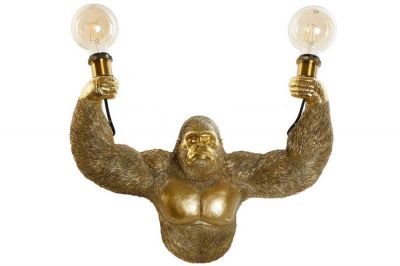 Lampa ścienna kinkiet Goryl złoty - Item International
