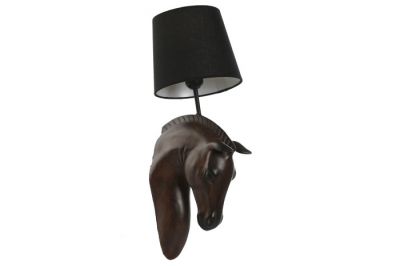 Lampa ścienna kinkiet Koń brązowy vintage  - Item International